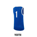 Kentucky Nike Youth Replica Game Royal Basketball Jersey