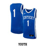 Kentucky Nike Youth Replica Game Royal Basketball Jersey