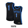 Kentucky Nike Youth Replica Black Basketball Jersey