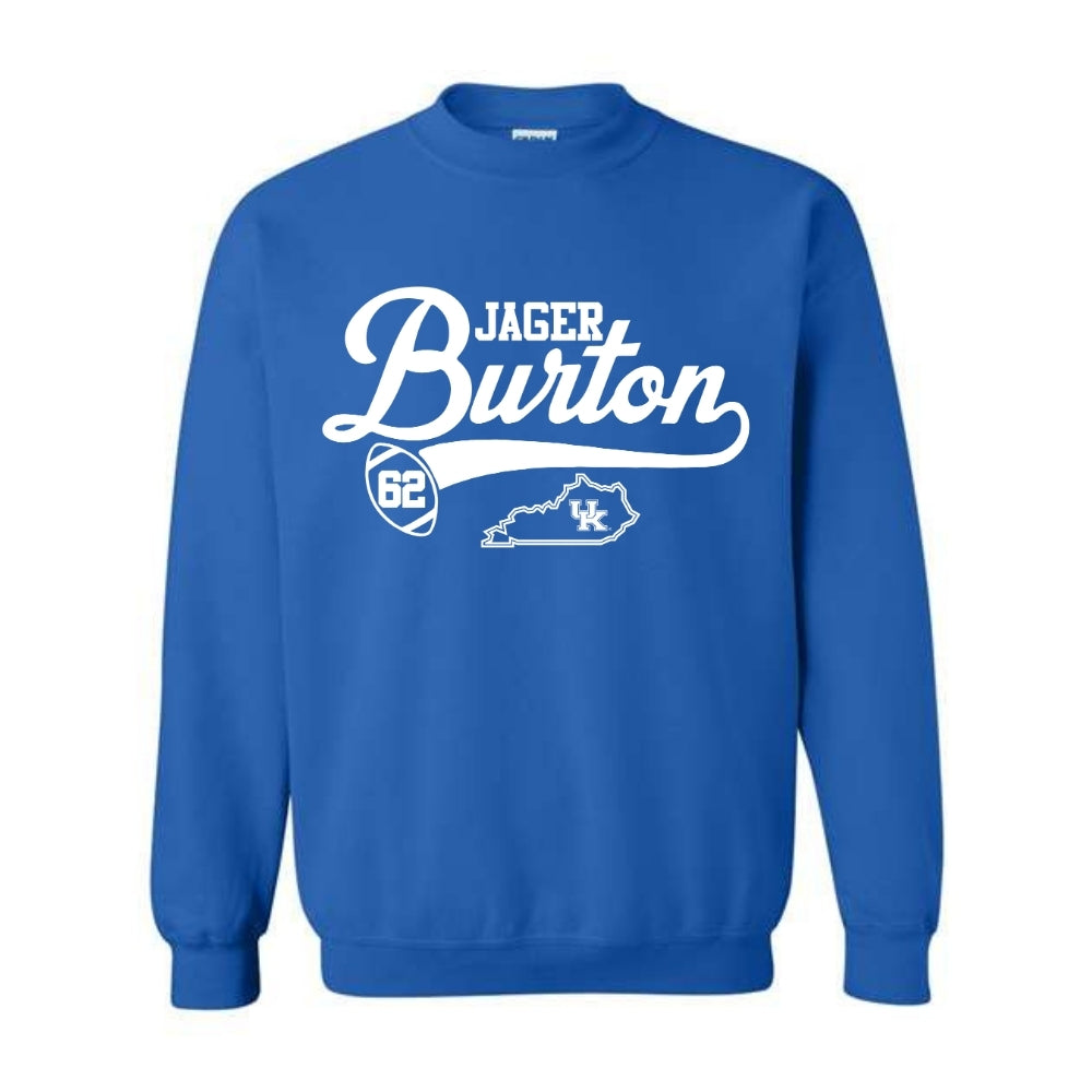 Jager Burton Flair Script Crewneck