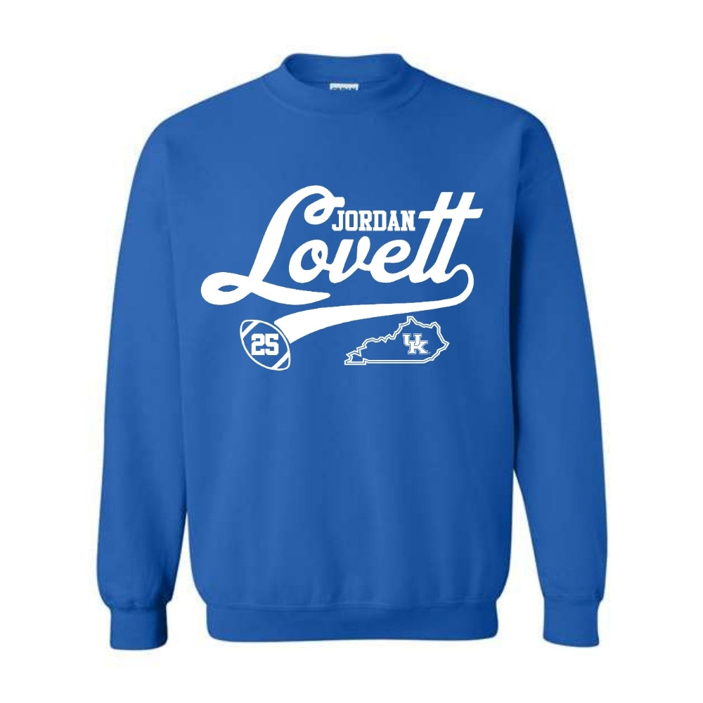 Jordan Lovett Flair Script Crewneck