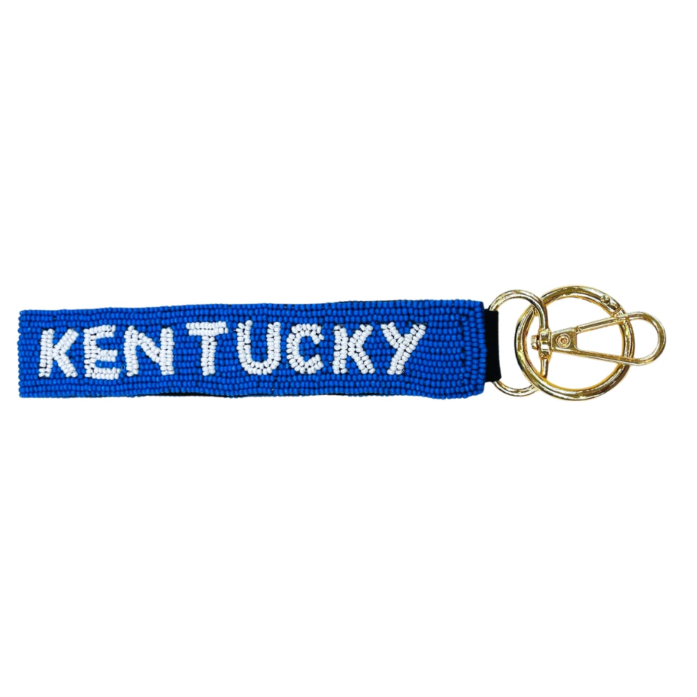 Kentucky Beaded Wristlet