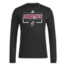 Adidas Louisville Cardinals Dunking Bird Pregame Long Sleeve Shirt