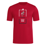 Adidas Louisville Cardinals Dunking Bird Pregame T-Shirt