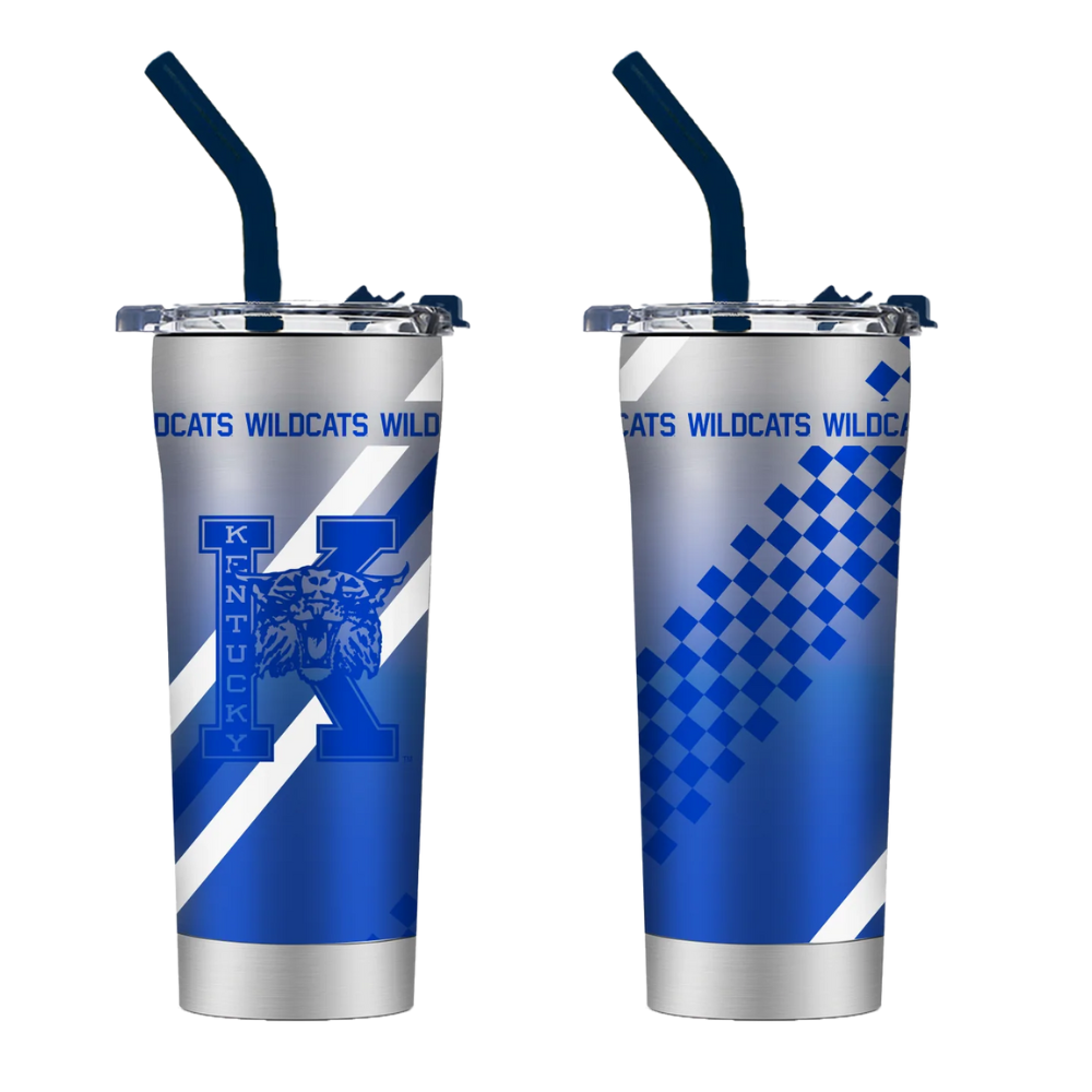 Kentucky Wildcats Vault Power K 24oz Straw Tumbler