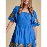 Wildcat Sequin Puff Sleeve Dress