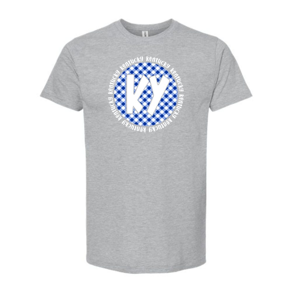 KY Initial Gingham Tee