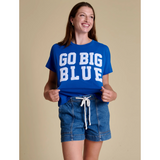 Kentucky Go Big Blue Boxy Chenille Shirt