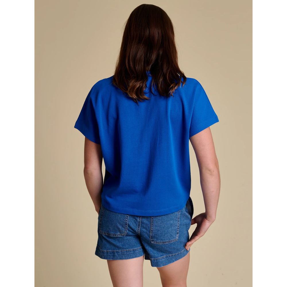 Kentucky Go Big Blue Boxy Chenille Shirt
