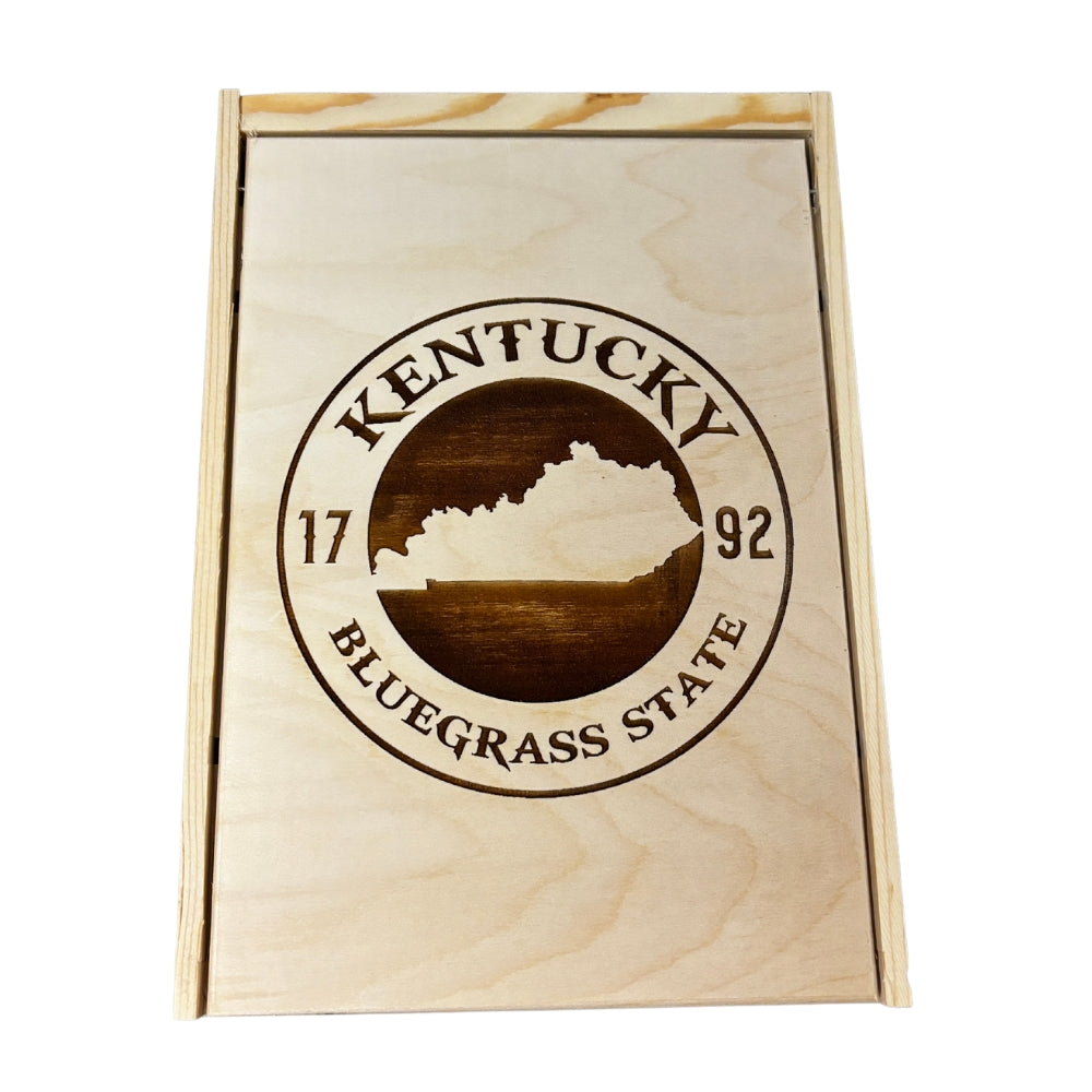 Kentucky Bluegrass State Souvenir Wine Box