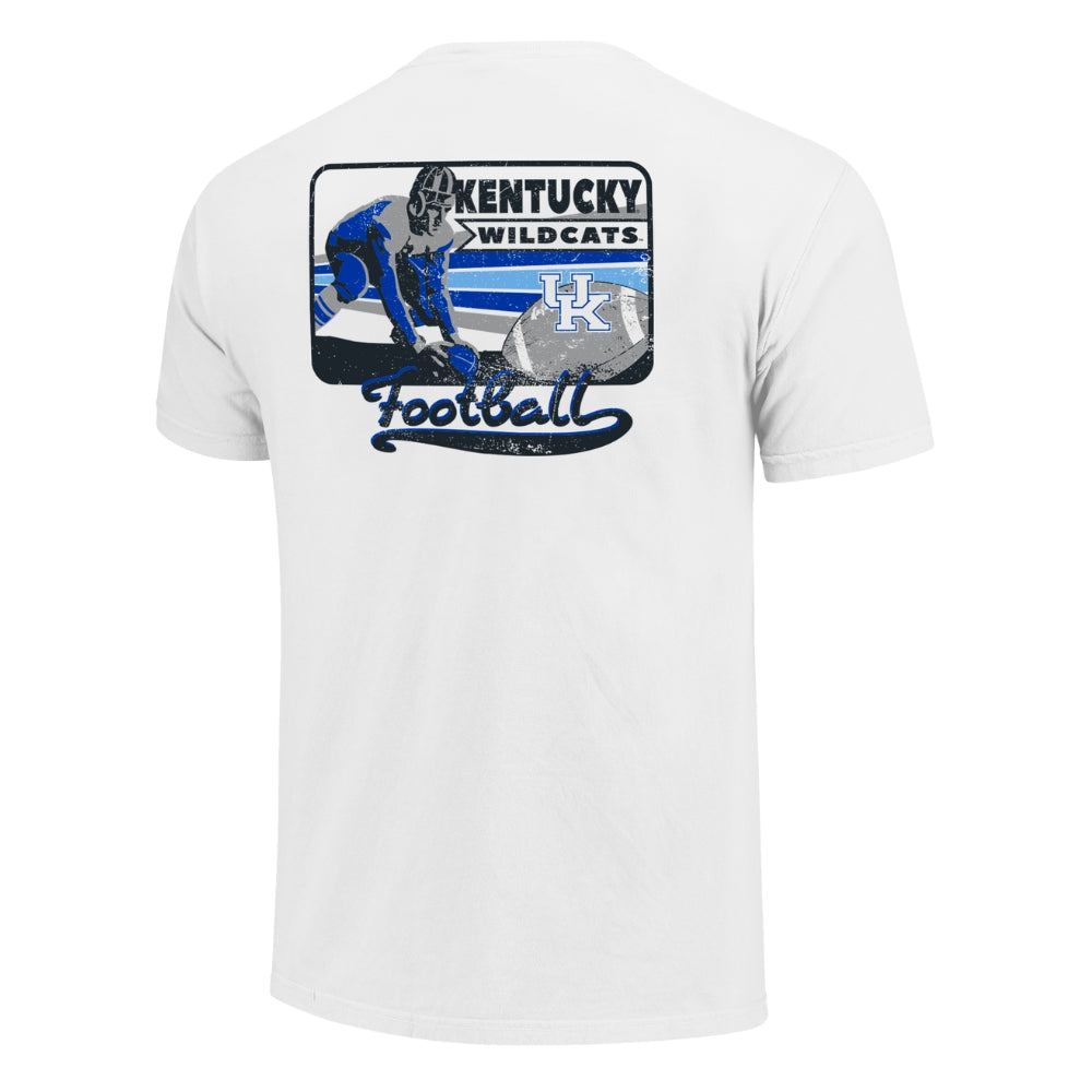 Retro Wildcats Football Box T-Shirt