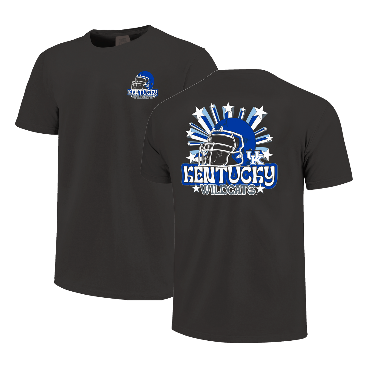 Kentucky Wildcats Helmet Starburst T-Shirt