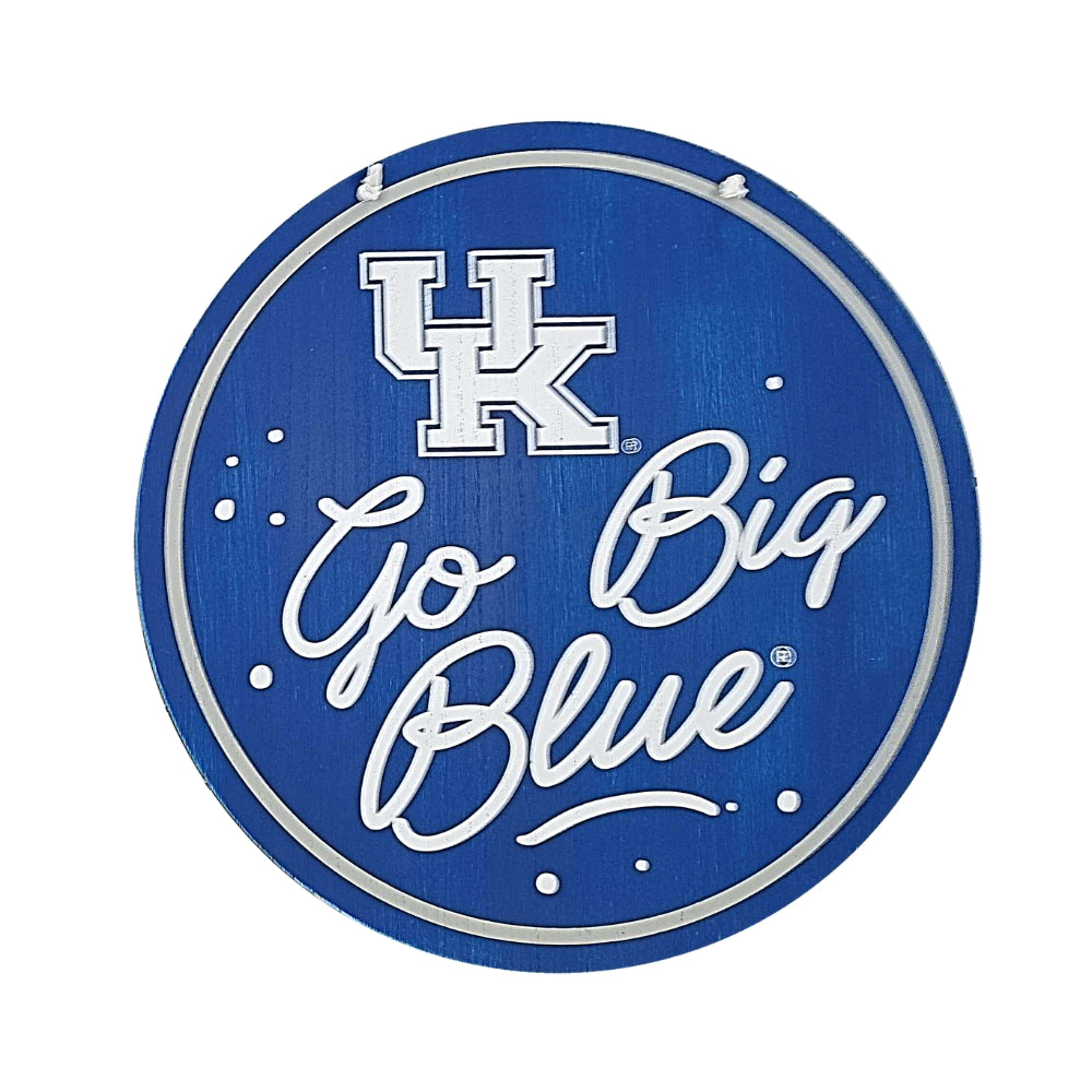 UK Go Big Blue Spirit Wooden Door Hanger