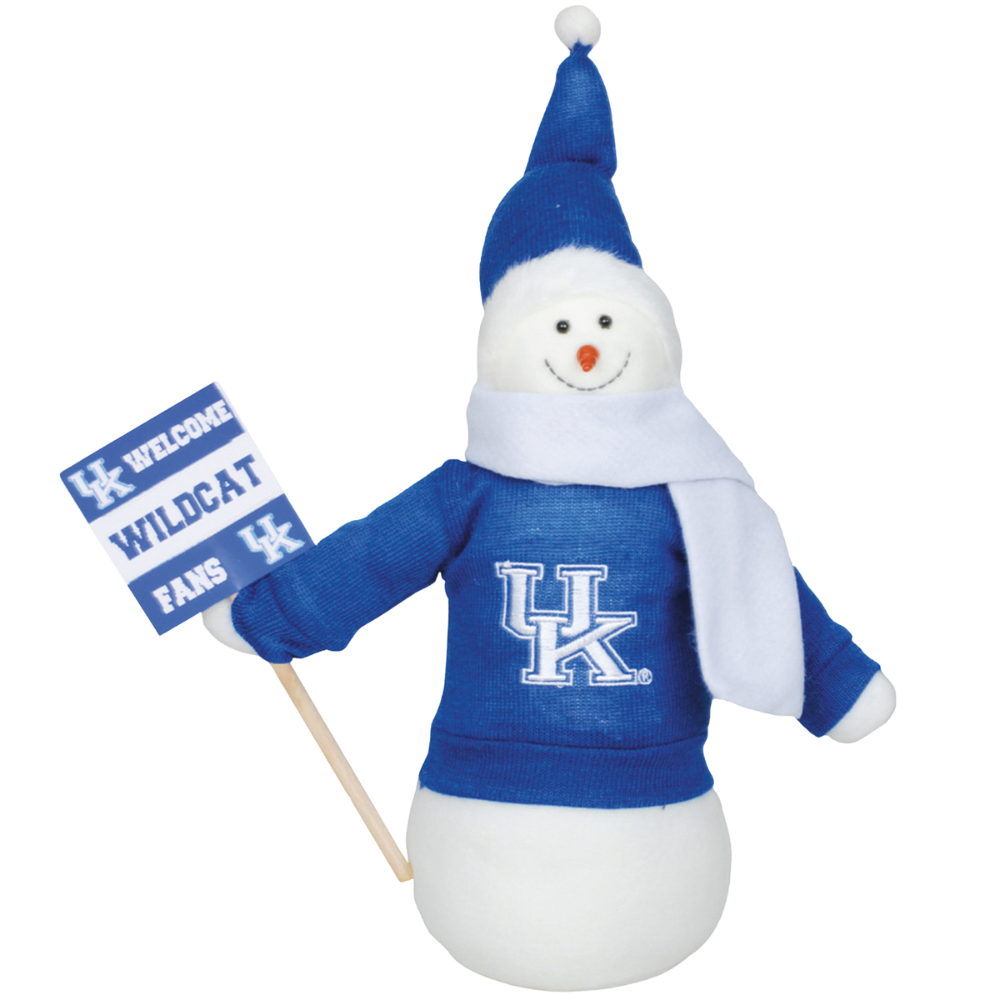 12" Kentucky Wildcat Fan Snowman
