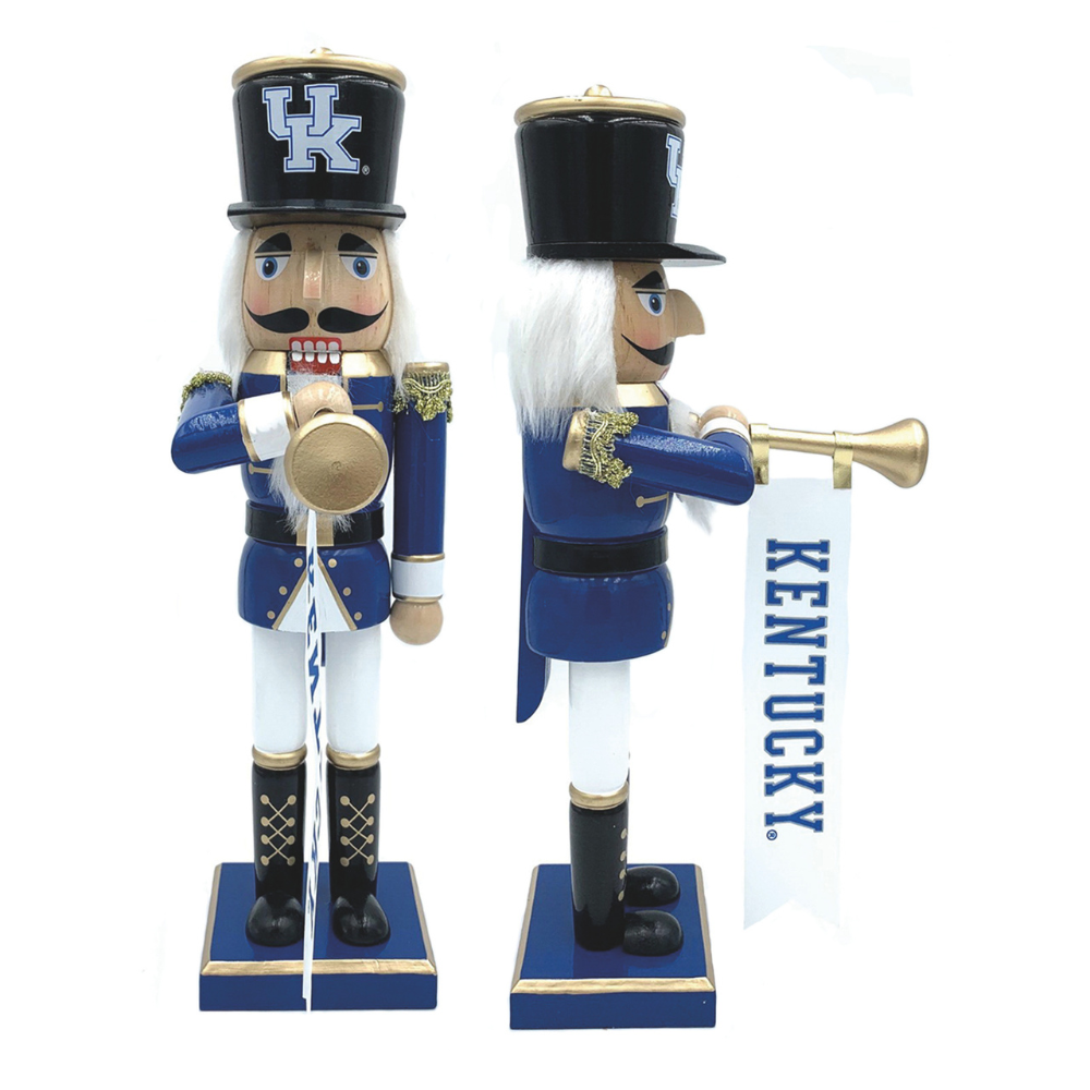14" UK Kentucky Bugler Nutcracker