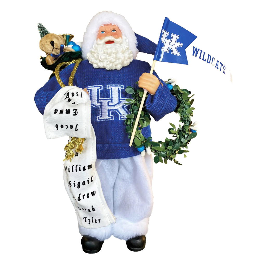 12" Kentucky Wildcats Proud Santa