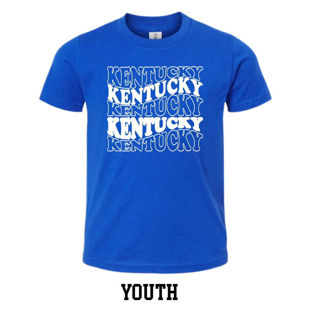 Kentucky Wavy Youth Tee