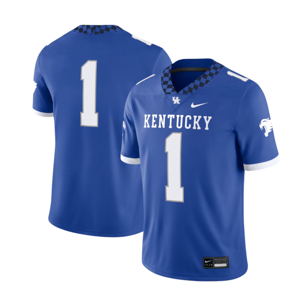 Men's Nike #1 Royal Kentucky Wildcats Game Jersey Size: Medium