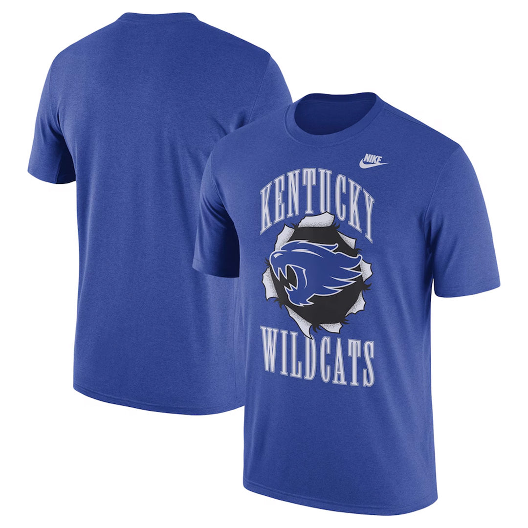 Kentucky Wildcats Nike Campus Back to School Game Royal T-Shirt