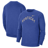 Kentucky Wildcats Nike Campus Royal Pullover Crewneck Sweatshirt