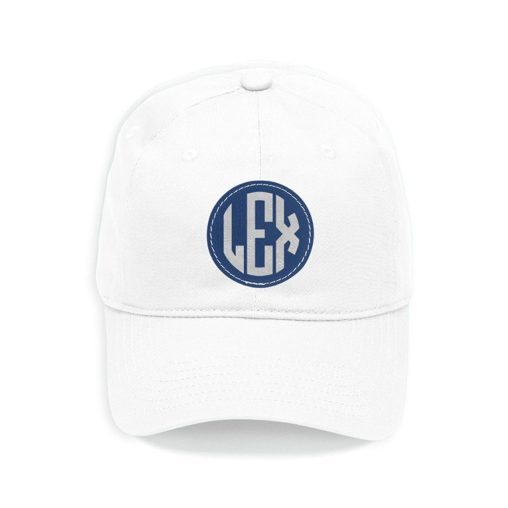 Royal Blue Lex Patch White Hat