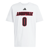 Adidas Louisville Basketball Mikel Brown Jr #0 T-Shirt