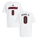 Adidas Louisville Basketball Mikel Brown Jr #0 T-Shirt