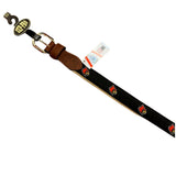 Louisville Cardinal Ribbon Leather Belt