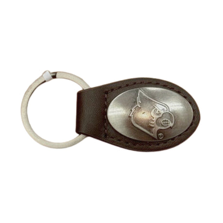 Louisville Cardinal Oval Keychain