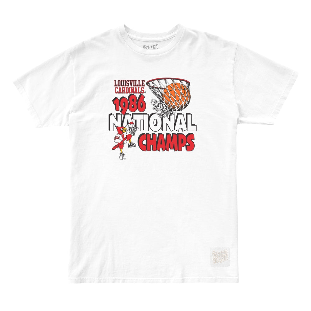 Louisville Cardinals 1986 Champs Short Sleeve T-Shirt