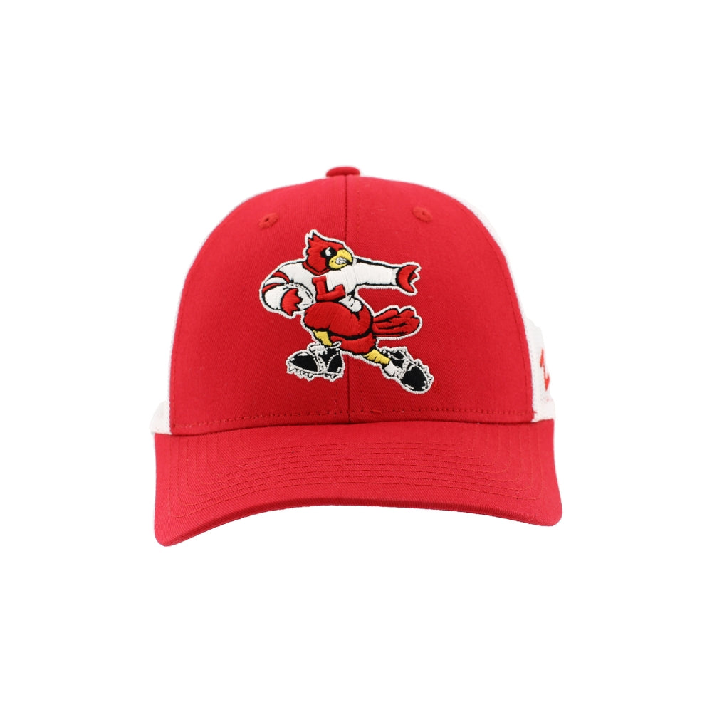 Louisville Cardinal Heisman Bird Trucker Hat