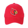 Louisville Cardinal Mascot Head Scholarship Hat