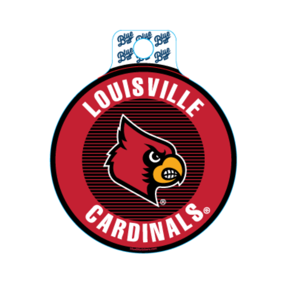 Louisville Cardinals Mascot Round Sticker