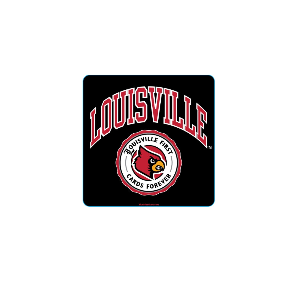 Louisville Cardinals Seal L1C4 Sticker