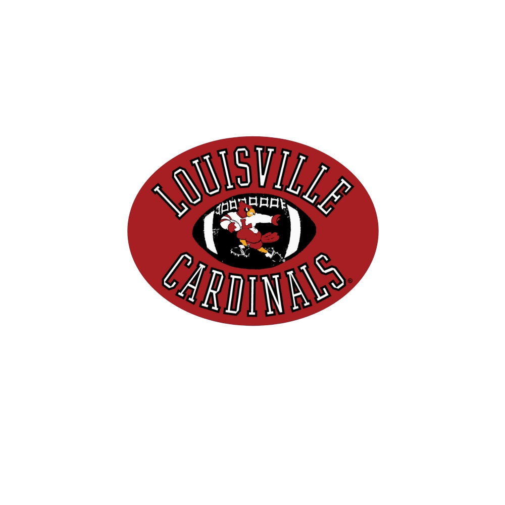 Louisville Cardinals Heisman Football Sticker