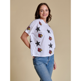 Louisville Cardinals Sequin Boxy T-Shirt