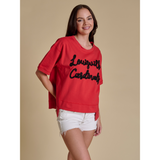 Louisville Cardinals Glitter Script Boxy T-Shirt