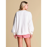 Cards All-Star Distressed Beaded Pullover