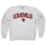 Louisville Cardinal Crossgrain Crewneck