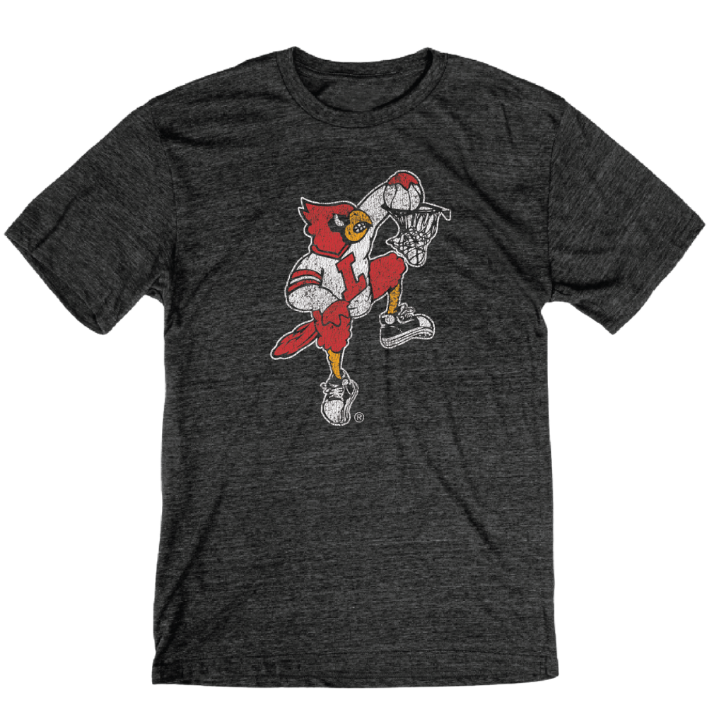Louisville Cardinal Dunking Bird T-Shirt