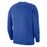 Men's Nike Kentucky Wildcats Wordmark Club Fleece Crewneck Sweatshirt Royal