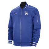 Men's Nike Royal Kentucky Wildcats Full-Zip Bomber Jacket