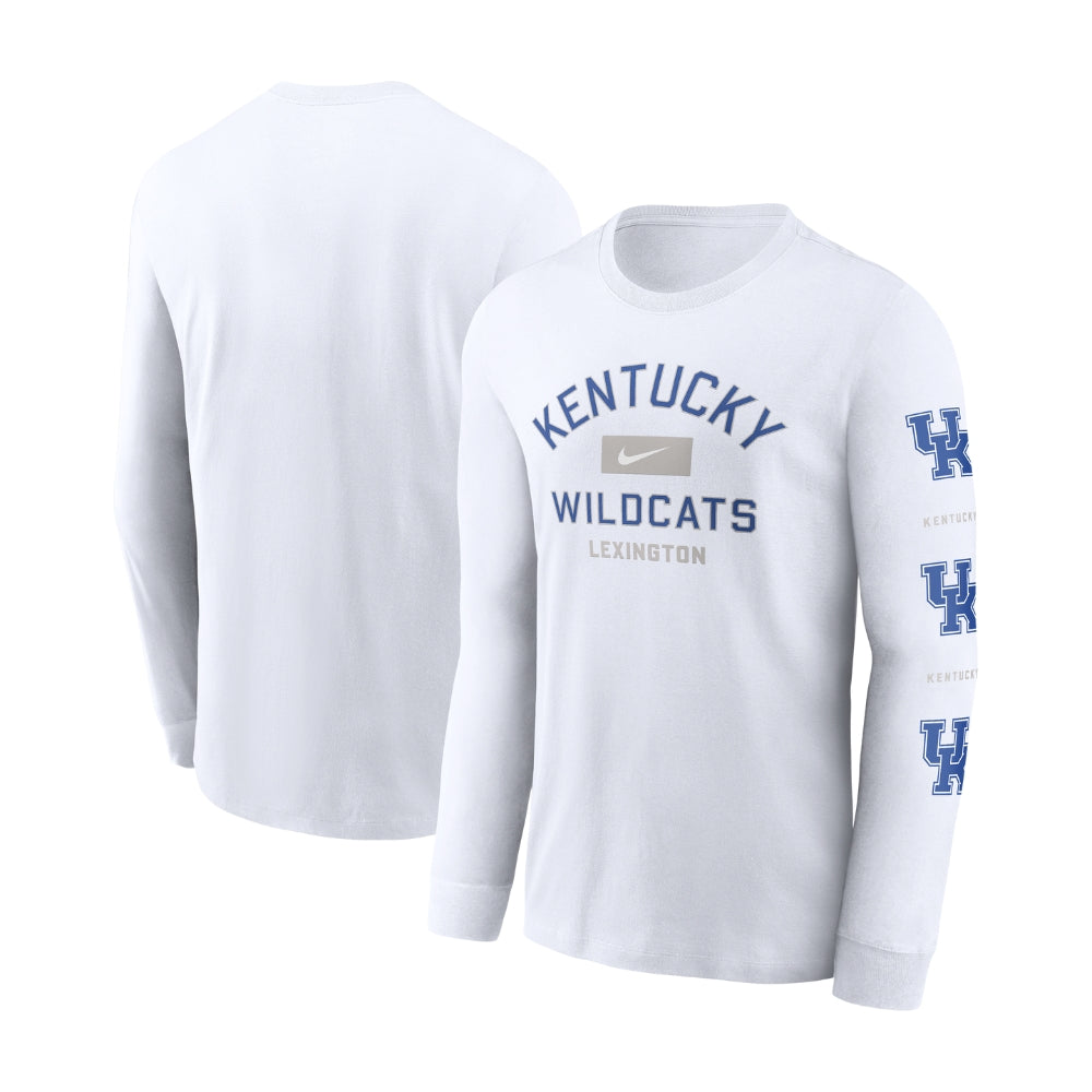 Kentucky Wildcats UK Interlock Long Sleeve T-Shirt