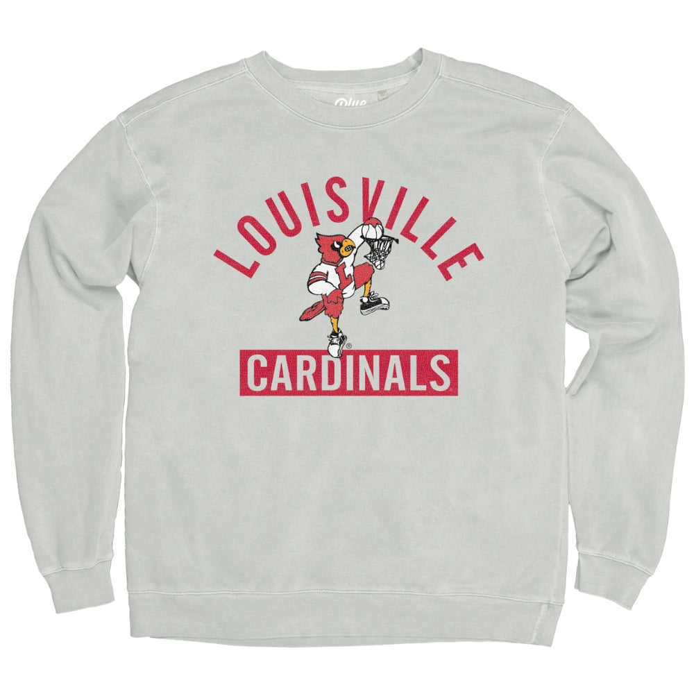 Louisville Cardinals Dunking Bird Crewneck