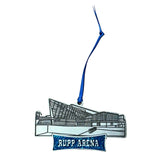 Rupp Arena Pewter Ornament