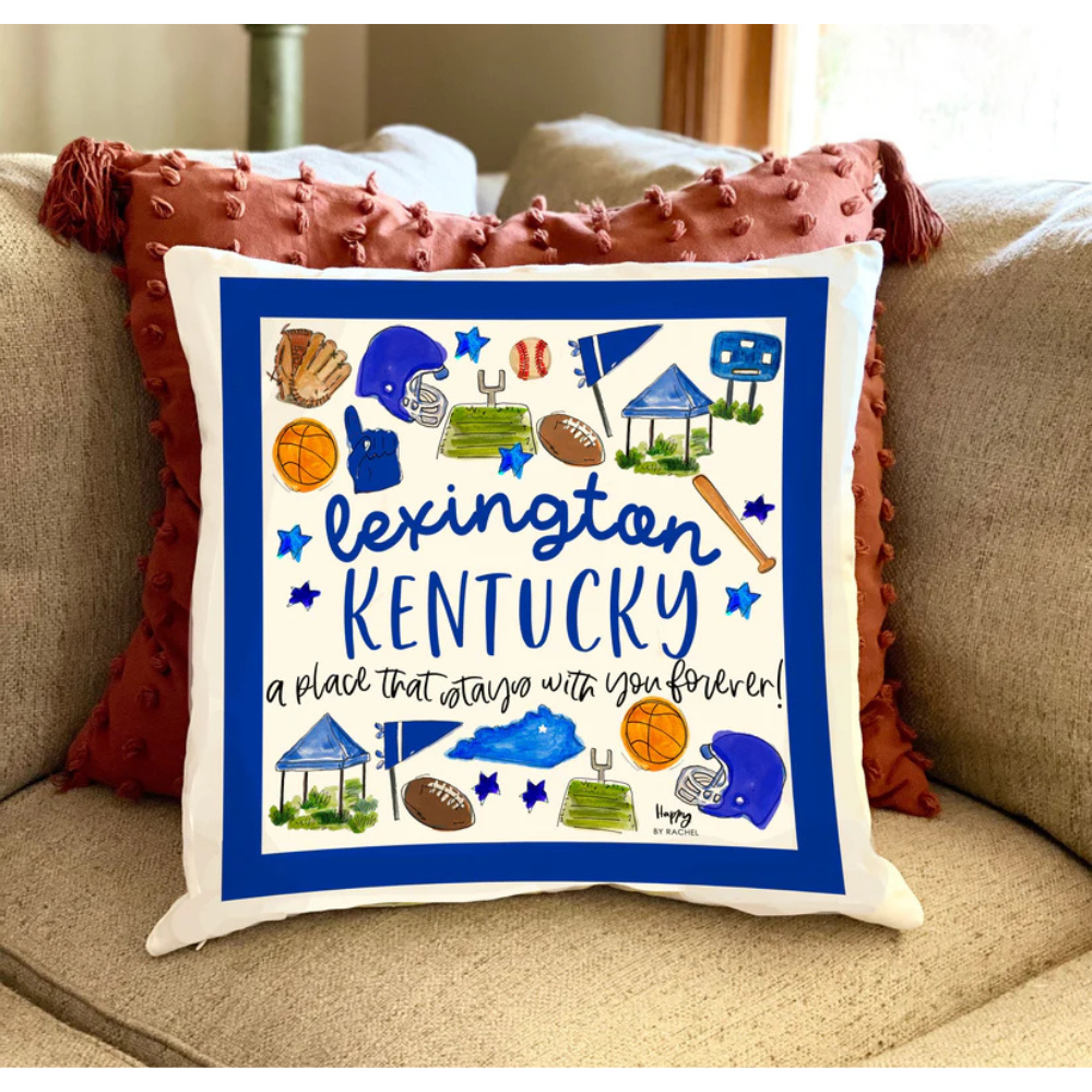 Lexington, KY Double-Sided Square Pillow