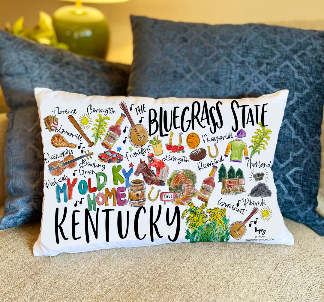 State of Kentucky Icon Pillow