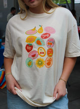 Kentucky Fresh Fruit Stickers Comfort Colors T-Shirt
