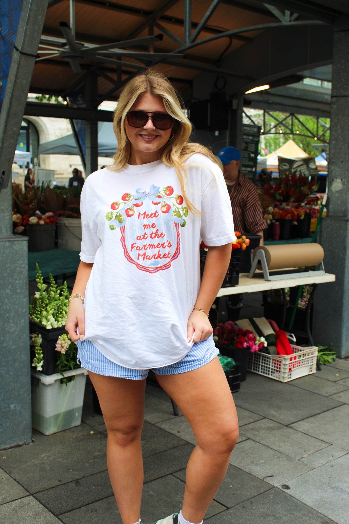 Meet Me At The Farmers Market Comfort Colors T-Shirt