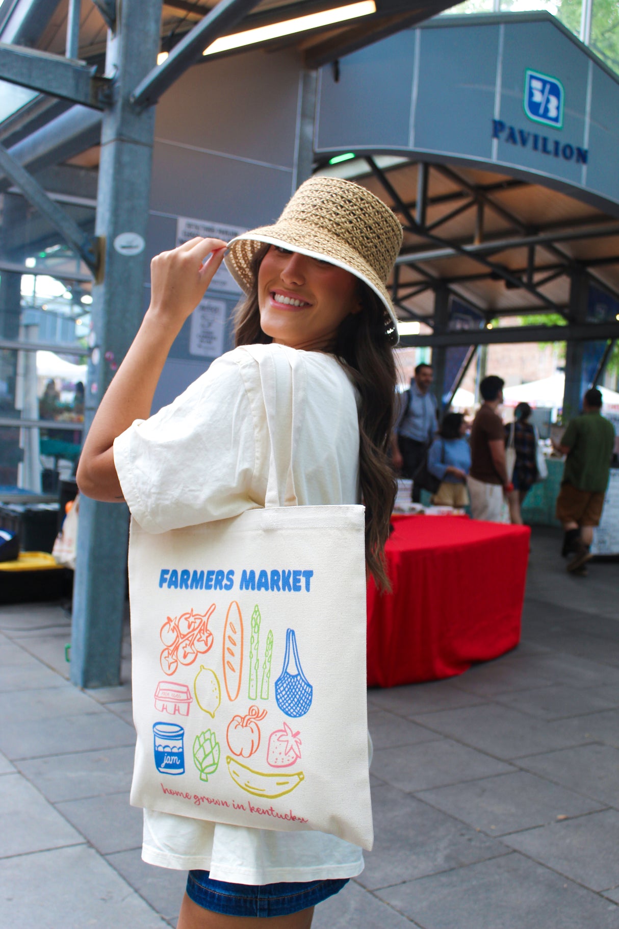 Grown in Kentucky Farmers Market Tote Bag